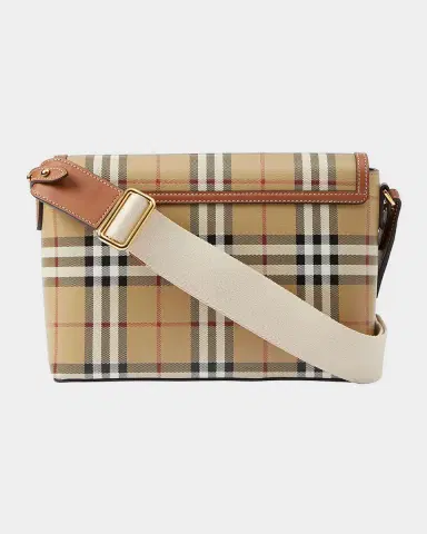 Burberry Note Coated Check Crossbody Bag | Thumbnail 3 Burberry Note Coated Check Crossbody Bag | Thumbnail 3