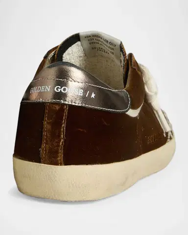 Golden Goose Super-Star Velvet Low-Top Sneakers | Thumbnail 2 Golden Goose Super-Star Velvet Low-Top Sneakers | Thumbnail 2