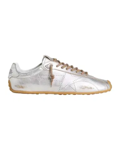 Golden Goose Marathon Speed Metallic Leather Low-Top Sneakers | Thumbnail 1