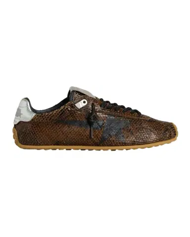 Golden Goose Marathon Speed Snake-Embossed Leather Low-Top Sneakers | Thumbnail 1 Golden Goose Marathon Speed Snake-Embossed Leather Low-Top Sneakers | Thumbnail 1
