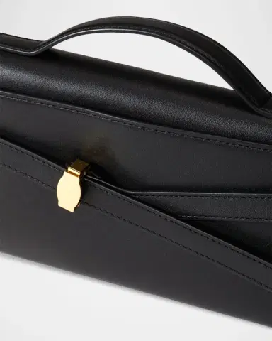 Veronica Beard Dash Belted Leather Top-Handle Bag | Thumbnail 7