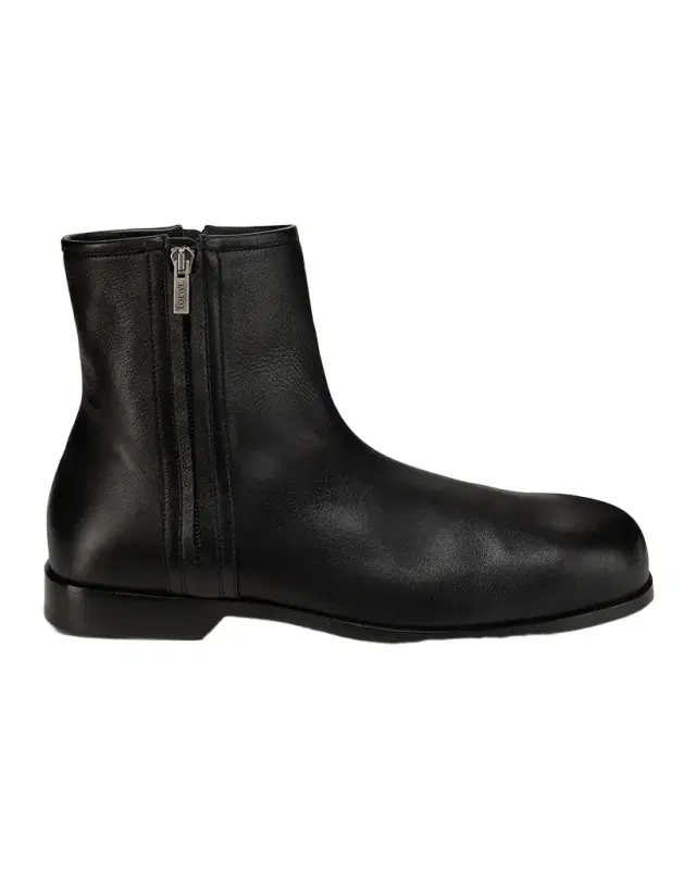 Loewe Men 's Bobine Leather Side-Zip Ankle Boots