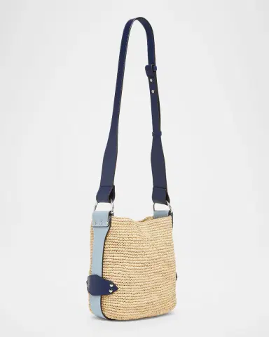 Isabel Marant Bayia Mini Raffia Crossbody Bag | Thumbnail 3
