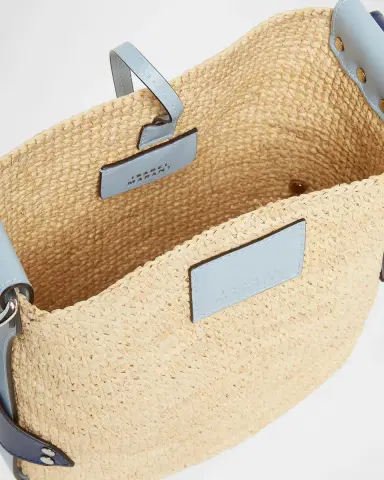 Isabel Marant Bayia Mini Raffia Crossbody Bag | Thumbnail 4