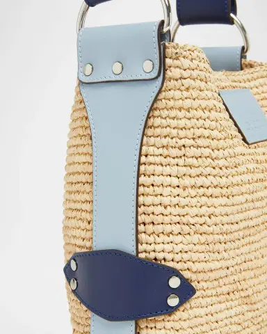 Isabel Marant Bayia Mini Raffia Crossbody Bag | Thumbnail 6