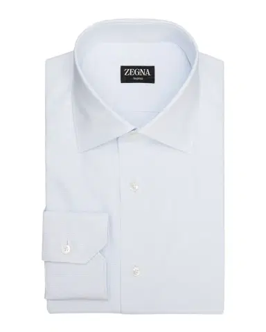Zegna Men's Trofeo Cotton Micro-Check Dress Shirt | Thumbnail 1 Zegna Men's Trofeo Cotton Micro-Check Dress Shirt | Thumbnail 1
