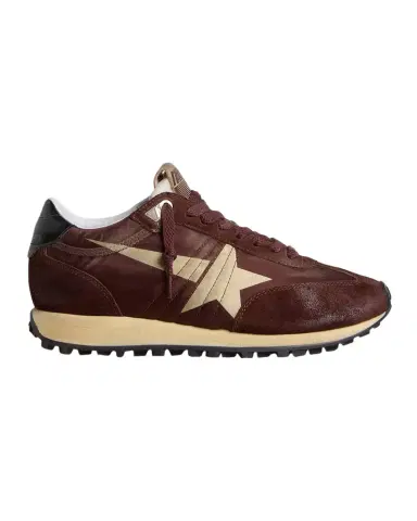 Golden Goose Running Marathon Nylon and Mixed Leather Sneakers | Thumbnail 1 Golden Goose Running Marathon Nylon and Mixed Leather Sneakers | Thumbnail 1