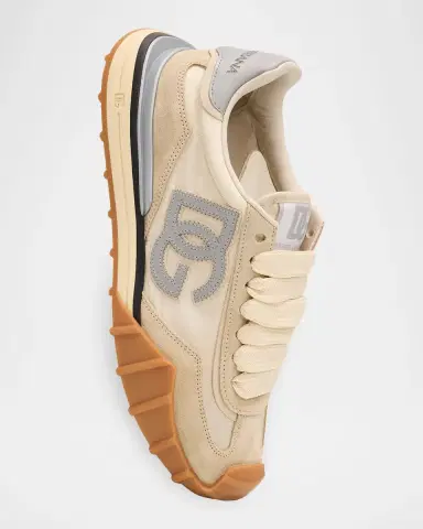 Dolce & Gabbana DG Cushion Nylon and Leather Low-Top Sneakers | Thumbnail 2