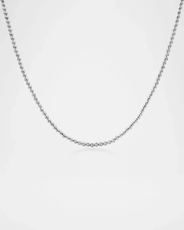 Platinum Born Aura Bold Necklace, 19-21"L