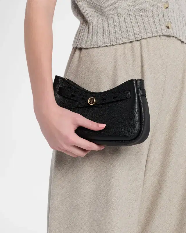 Romy Pebbled Leather Shoulder Bag