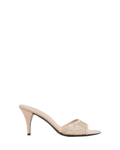 Gucci Erin Jeweled Leather Stiletto Sandals | Thumbnail 4 Gucci Erin Jeweled Leather Stiletto Sandals | Thumbnail 4