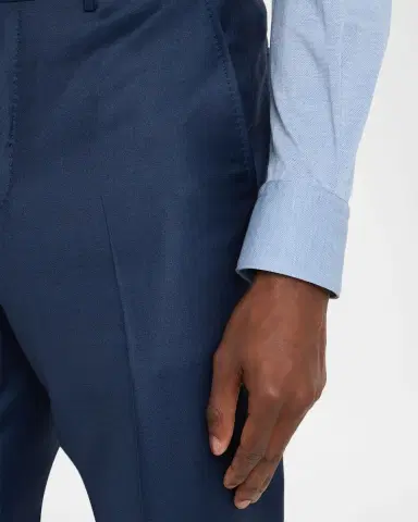 ZEGNA Men's Trofeo Wool Slim Flat-Front Pants | Thumbnail 5