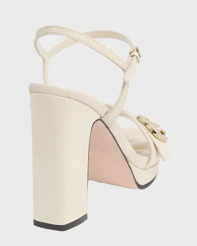 Gucci 95mm GG Marmont Leather Platform Sandals | Thumbnail 2 Gucci 95mm GG Marmont Leather Platform Sandals | Thumbnail 2