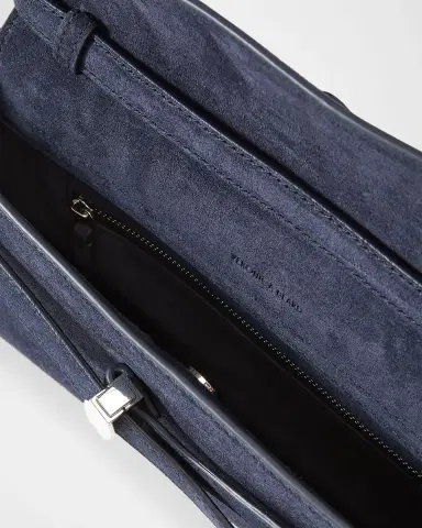 Veronica Beard Dash Belted Suede Top-Handle Bag | Thumbnail 4 Veronica Beard Dash Belted Suede Top-Handle Bag | Thumbnail 4