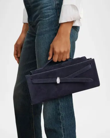 Veronica Beard Dash Belted Suede Top-Handle Bag | Thumbnail 5 Veronica Beard Dash Belted Suede Top-Handle Bag | Thumbnail 5