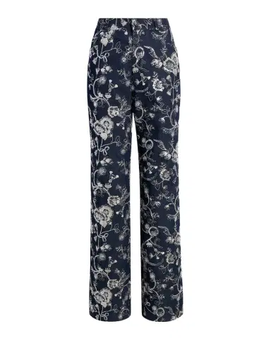 Cinq à Sept Garden Embroidered Straight-Leg Jeans | Thumbnail 1