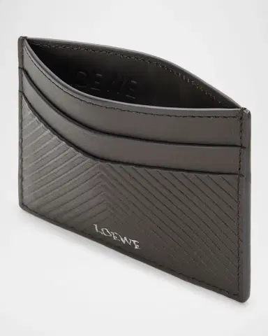 Loewe Men's Textured Leather Card Holder | Thumbnail 3