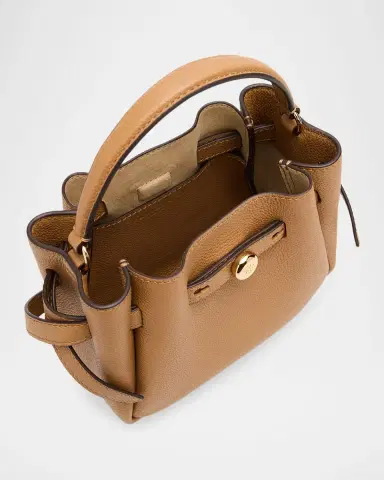 Tory Burch Romy Mini Grain Leather Bucket Bag | Thumbnail 3