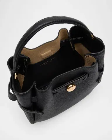 Tory Burch Romy Mini Grain Leather Bucket Bag | Thumbnail 8