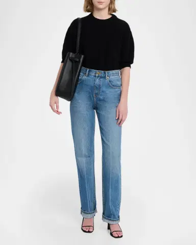 Tory Burch Romy Large Pebbled Leather Bucket Bag | Thumbnail 5 Tory Burch Romy Large Pebbled Leather Bucket Bag | Thumbnail 5