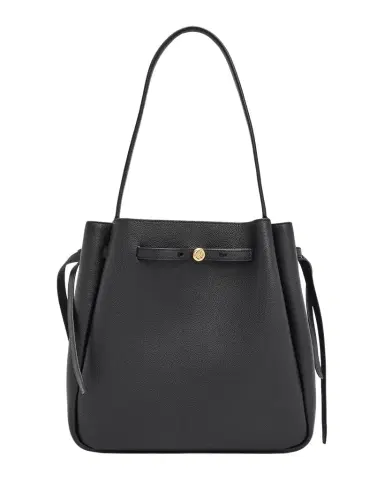 Tory Burch Romy Large Pebbled Leather Bucket Bag | Thumbnail 1 Tory Burch Romy Large Pebbled Leather Bucket Bag | Thumbnail 1