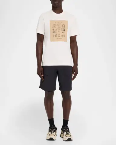 Moncler Men's Safari Wardrobe-Print Cotton T-Shirt | Thumbnail 2 Moncler Men's Safari Wardrobe-Print Cotton T-Shirt | Thumbnail 2