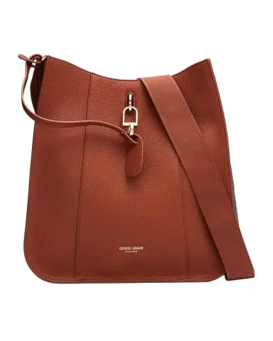 Giorgio Armani Pebbled Leather Crossbody Bag | Thumbnail 1 Giorgio Armani Pebbled Leather Crossbody Bag | Thumbnail 1