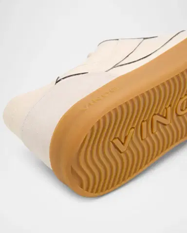 Vince Men's Oasis Contrast-Edge Leather & Suede Low-Top Sneakers | Thumbnail 3