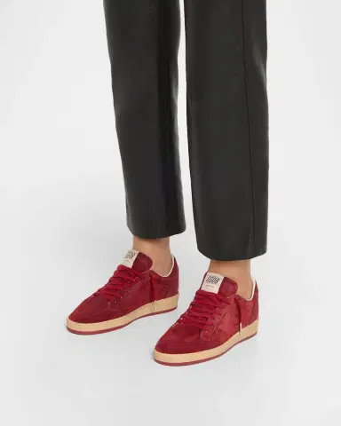 Golden Goose Ball Star Suede Glitter Low-Top Sneakers | Thumbnail 2 Golden Goose Ball Star Suede Glitter Low-Top Sneakers | Thumbnail 2