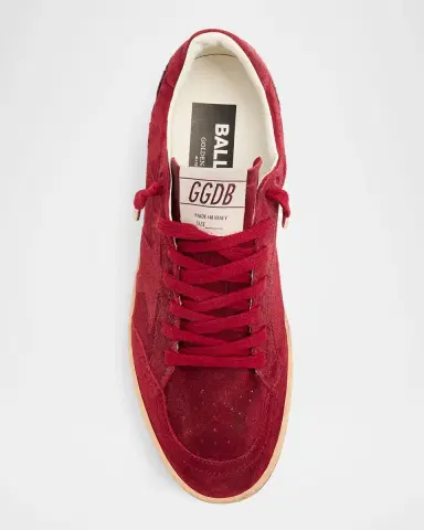 Golden Goose Ball Star Suede Glitter Low-Top Sneakers | Thumbnail 6 Golden Goose Ball Star Suede Glitter Low-Top Sneakers | Thumbnail 6