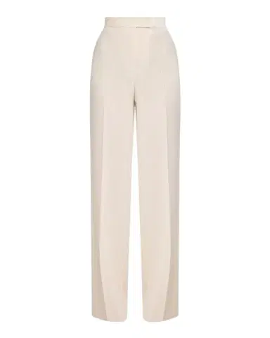 Max Mara Attinia Wide-Leg Wool Pique Trousers | Thumbnail 1