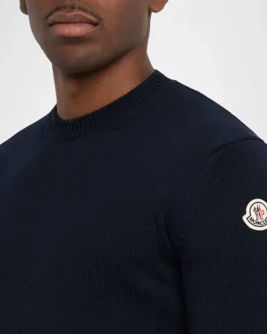 Moncler Men's Knit Crewneck Sweater | Thumbnail 4