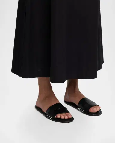 JW Anderson Loafer Leather Slide Sandals | Thumbnail 2 JW Anderson Loafer Leather Slide Sandals | Thumbnail 2