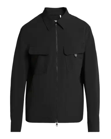 Moncler Men's Polyester Double Pocket Full-Zip Shirt Jacket | Thumbnail 1