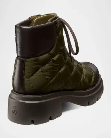 Stuart Weitzman Hudson Quilted Combat Boots | Thumbnail 3 Stuart Weitzman Hudson Quilted Combat Boots | Thumbnail 3