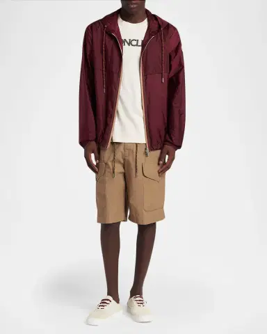 Moncler Men's Drawstring Cargo Shorts | Thumbnail 2