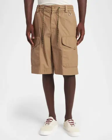 Moncler Men's Drawstring Cargo Shorts | Thumbnail 4