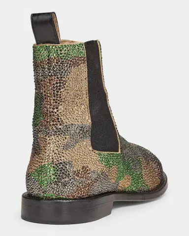 JW Anderson Embellished Camo Suede Chelsea Boots | Thumbnail 2 JW Anderson Embellished Camo Suede Chelsea Boots | Thumbnail 2