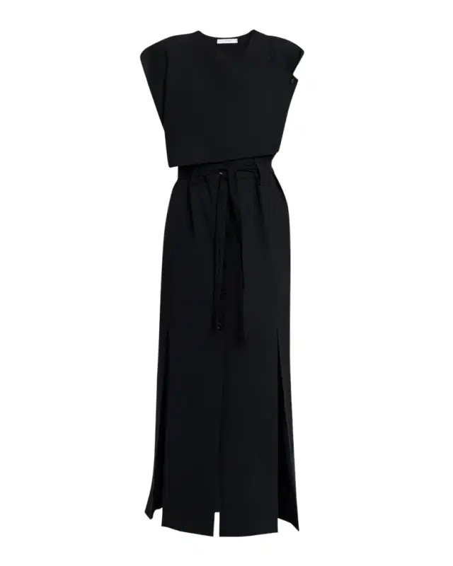 Amilia Tie-Waist Maxi Dress