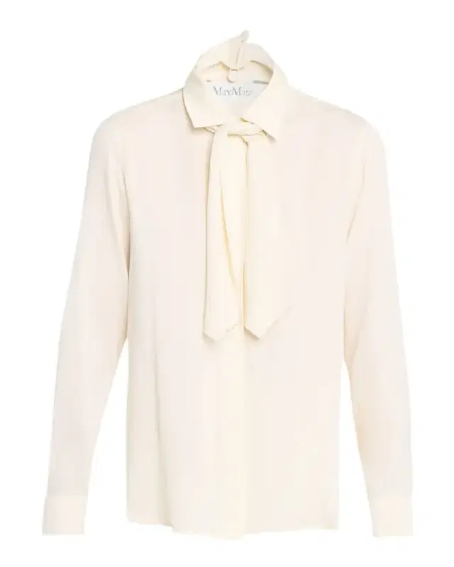 Colmo Tie-Neck Silk Blouse