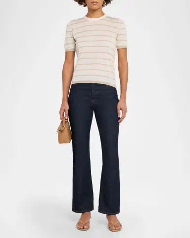 Max Mara Favetta Striped Cashmere-Silk Sweater | Thumbnail 2