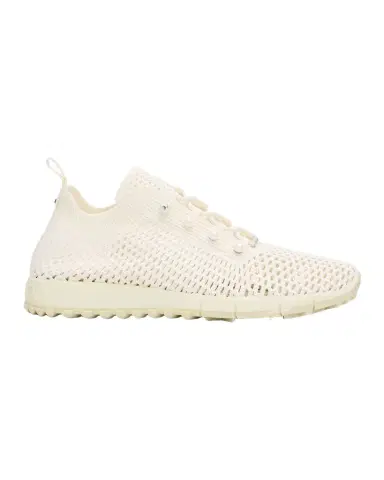 Jimmy Choo Veles Crochet-Knit Low-Top Trainers | Thumbnail 1 Jimmy Choo Veles Crochet-Knit Low-Top Trainers | Thumbnail 1
