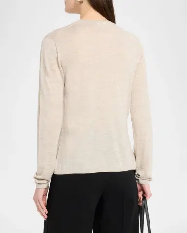 Max Mara Pittura Lightweight Cashmere Knit Sweater | Thumbnail 3 Max Mara Pittura Lightweight Cashmere Knit Sweater | Thumbnail 3