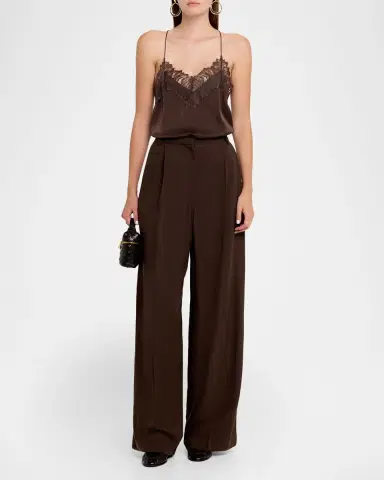 Iro Newin Silk Lace-Trim Cami | Thumbnail 2