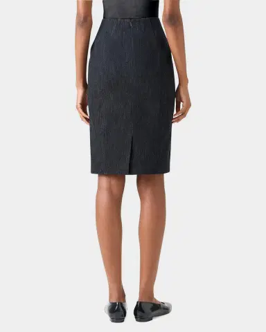 Akris Denim Midi Pencil Skirt | Thumbnail 3 Akris Denim Midi Pencil Skirt | Thumbnail 3
