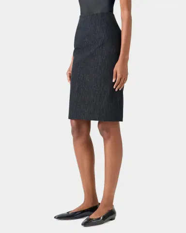 Akris Denim Midi Pencil Skirt | Thumbnail 5 Akris Denim Midi Pencil Skirt | Thumbnail 5