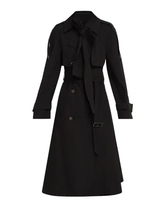 Trerose Belted Double-Breasted Trench Coat