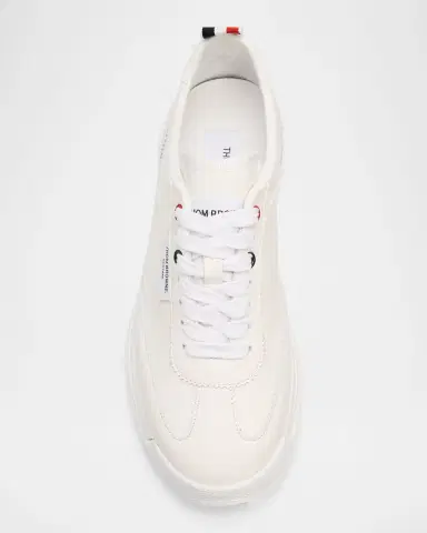 Thom Browne Soft Tech Leather Runner Sneakers | Thumbnail 6 Thom Browne Soft Tech Leather Runner Sneakers | Thumbnail 6