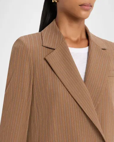 Veronica Beard Rupert Pinstripe Dickey Jacket | Thumbnail 4
