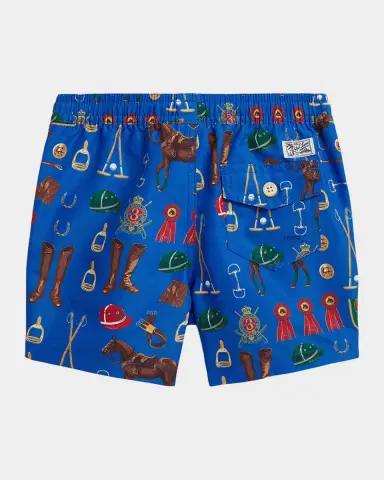 Polo Ralph Lauren Boy 's Traveler Big Pony Swim Trunks | Thumbnail 2